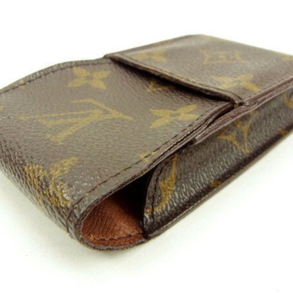 Louis Vuitton Cigarette case Monogram Brown Woman unisex Authentic Used - Picture 6 of 6